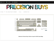 Tablet Screenshot of precision-buys.com
